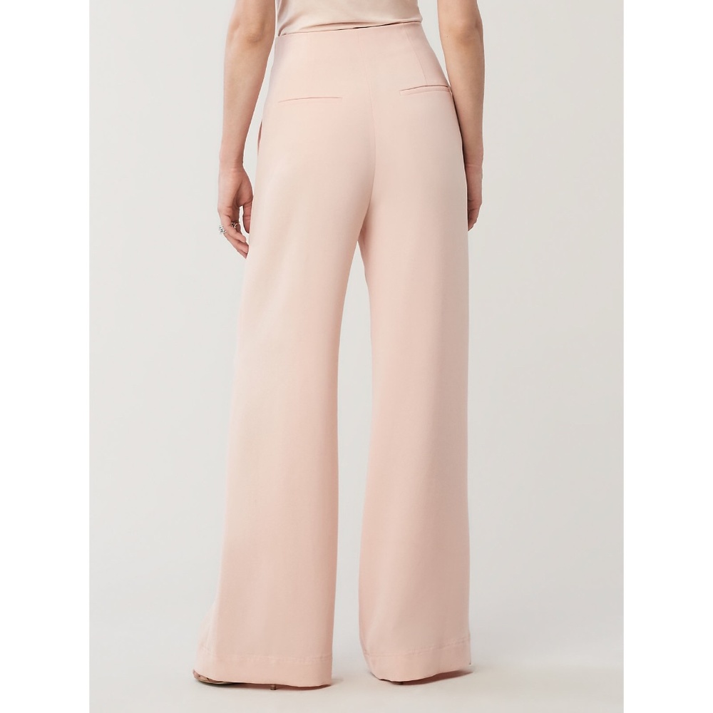 Diane Von Furstenberg Blush Pink Wide-Leg Pants - Picture 5 of 8